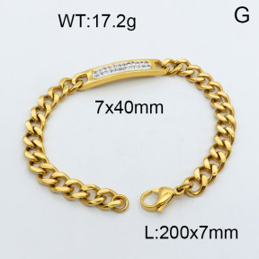 SS Bracelet  3B4002331bhia-368