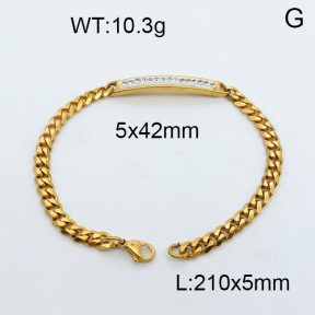 SS Bracelet  3B4002333bhva-368