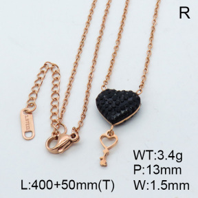 SS Necklace  3N4001476bbov-434