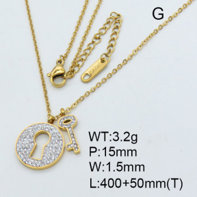 SS Necklace  3N4001481vbpb-434