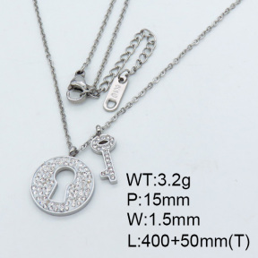 SS Necklace  3N4001483vbnl-434