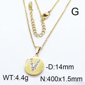 SS Necklace  6N4003006bhva-722