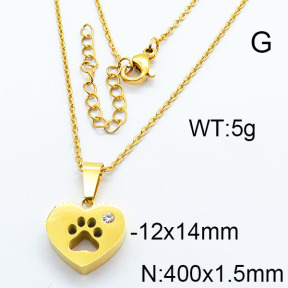 SS Necklace  6N4003014bbml-706