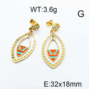 SS Earrings  6E3002218bhia-721