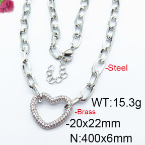 Fashion Brass Necklace  F6N403009vhkb-J45
