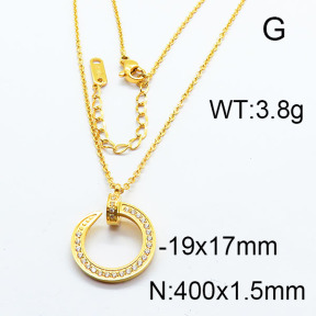 SS Necklace  6N4003052vbpb-628