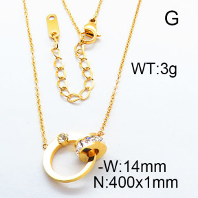 SS Necklace  6N4003053vbpb-628