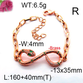 Fashion Brass Bracelet  F6B4004291bhva-J45
