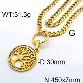 SS Necklace  6N4003076ahpv-706