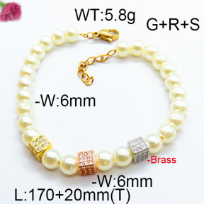 Fashion Brass Bracelet  F6B300170ahlv-J39