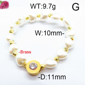 Fashion Brass Bracelet  F6B300172bhia-J39