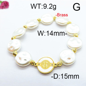 Fashion Brass Bracelet  F6B300173vhkb-J39
