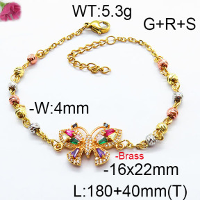 Fashion Brass Bracelet  F6B404285ahlv-J39