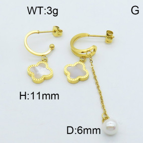 SS Earrings  3E3001210bvpl-669