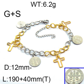 SS Bracelet  6B2002464vbpb-610