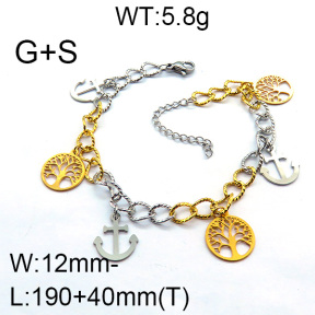 SS Bracelet  6B2002465vbpb-610