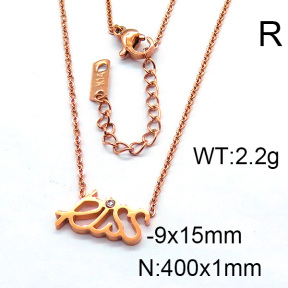 SS Necklace  6N4003103aakl-434
