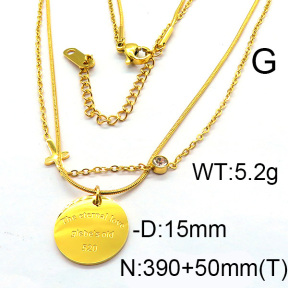 SS Necklace  6N4003107bbov-434