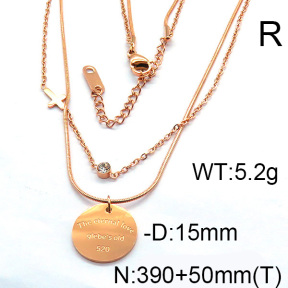 SS Necklace  6N4003108bbov-434