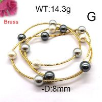 Fashion Brass Bracelet  F6B300184ahlv-J123