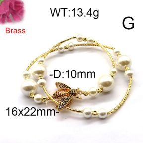 Fashion Brass Bracelet  F6B300209vhov-J123