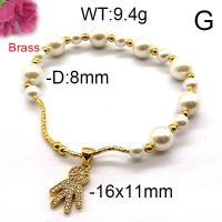 Fashion Brass Bracelet  F6B300218bhia-J123
