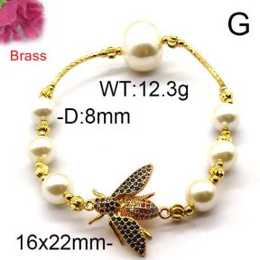 Fashion Brass Bracelet  F6B300228vhov-J123