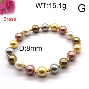 Fashion Brass Bracelet  F6B300262bbov-J123