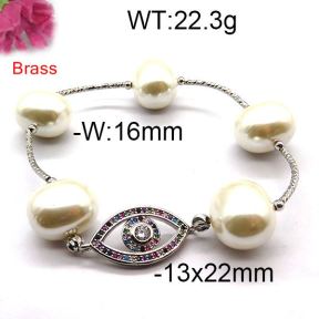 Fashion Brass Bracelet  F6B300272vhov-J123