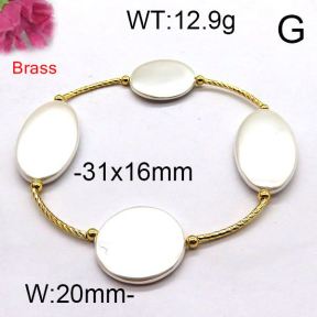 Fashion Brass Bracelet  F6B300288bhva-J123