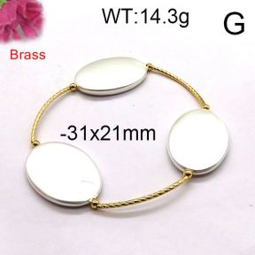 Fashion Brass Bracelet  F6B300290bhva-J123