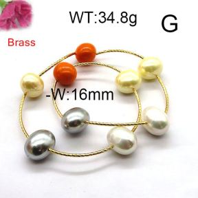 Fashion Brass Bracelet  F6B300347vhov-J123