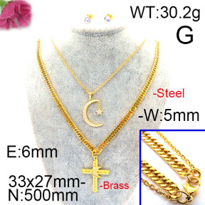Fashion Brass Necklace  F6S002512vina-J48