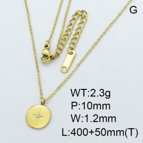 SS Necklace  3N4001497vbpb-635