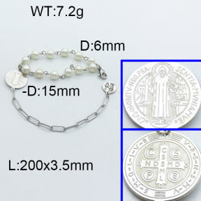 SS Bracelet  3B3002502bvpl-610