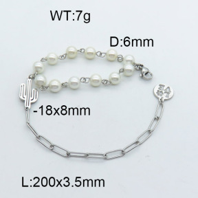SS Bracelet  3B3002503bvpl-610