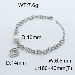 SS Bracelet  3B3002513bbov-610