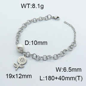 SS Bracelet  3B3002516bbov-610