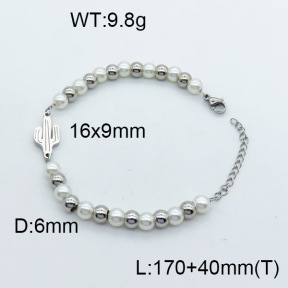 SS Bracelet  3B3002524vbpb-610