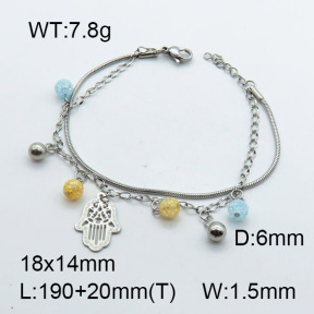 SS Bracelet  3B4002443bbov-350