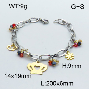 SS Bracelet  3B4002451vbpb-350