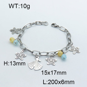 SS Bracelet  3B4002455bbov-350