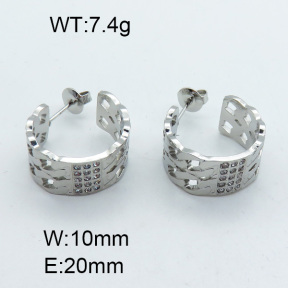 SS Earrings  3E4003001bhva-066
