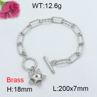Fashion Brass Bracelet  F3B403813vhha-J22