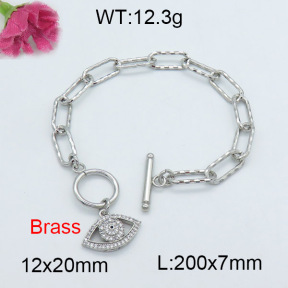 Fashion Brass Bracelet  F3B403817vhha-J22