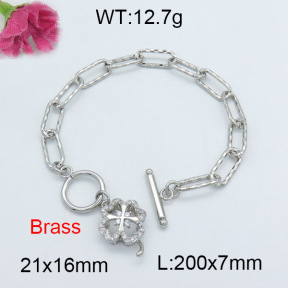 Fashion Brass Bracelet  F3B403819vhha-J22