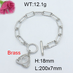 Fashion Brass Bracelet  F3B403825vhha-J22