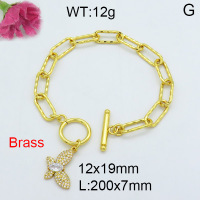 Fashion Brass Bracelet  F3B403830vhha-J22