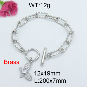 Fashion Brass Bracelet  F3B403831vhha-J22