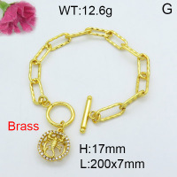 Fashion Brass Bracelet  F3B403832vhha-J22